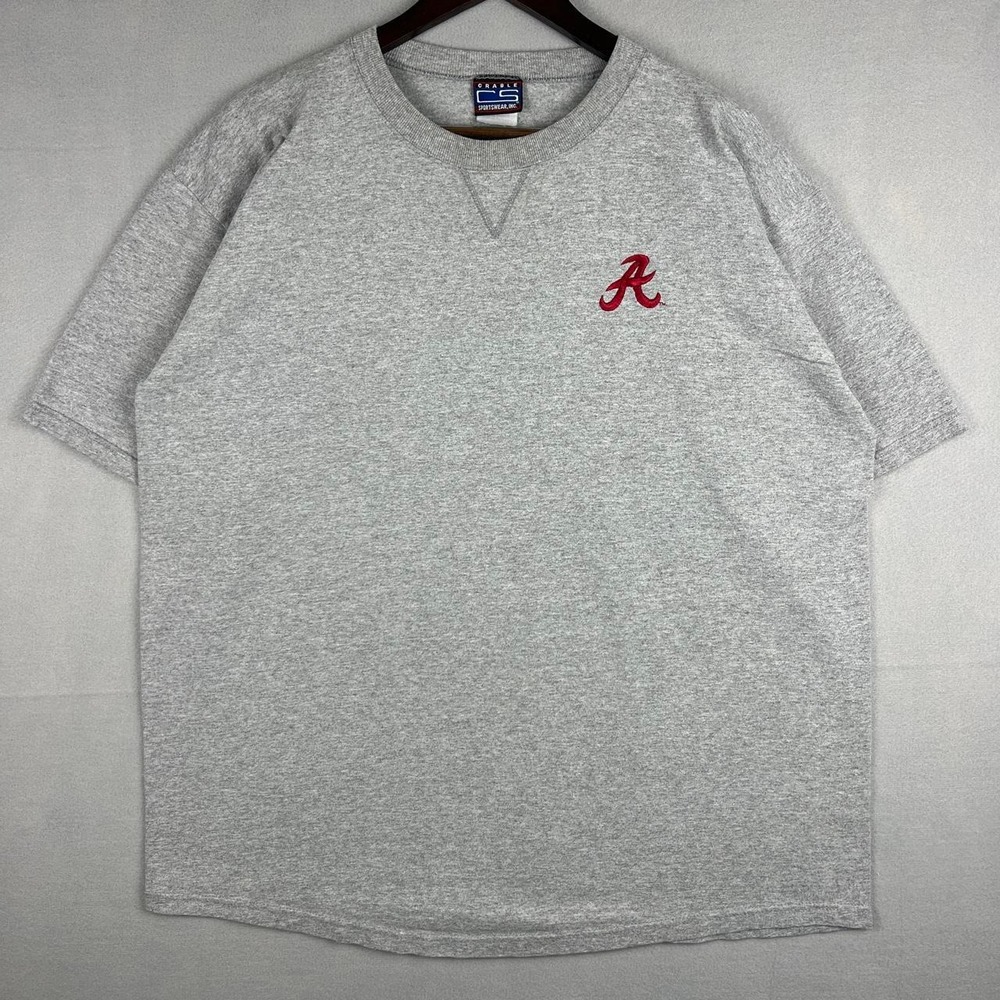Vintage University of Alabama Chest Logo Grey Tee Shirt XL